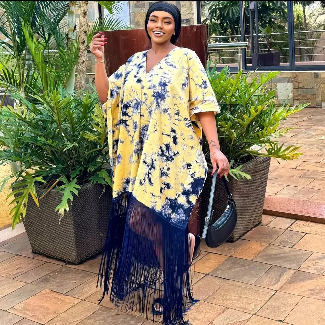 Summer Casual Tassel Loose Dress 7