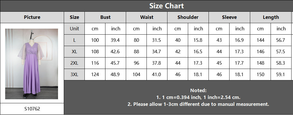 Muslim Dubai Women's African Sleeve Loose Casual Beaded Robe Dress 6