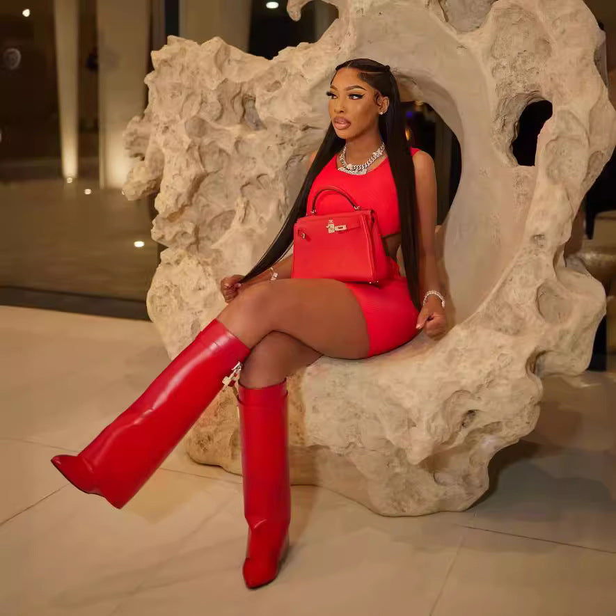 Fashion Sleeveless Crop Tank Top V Waist Shorts Two Piece Set 5