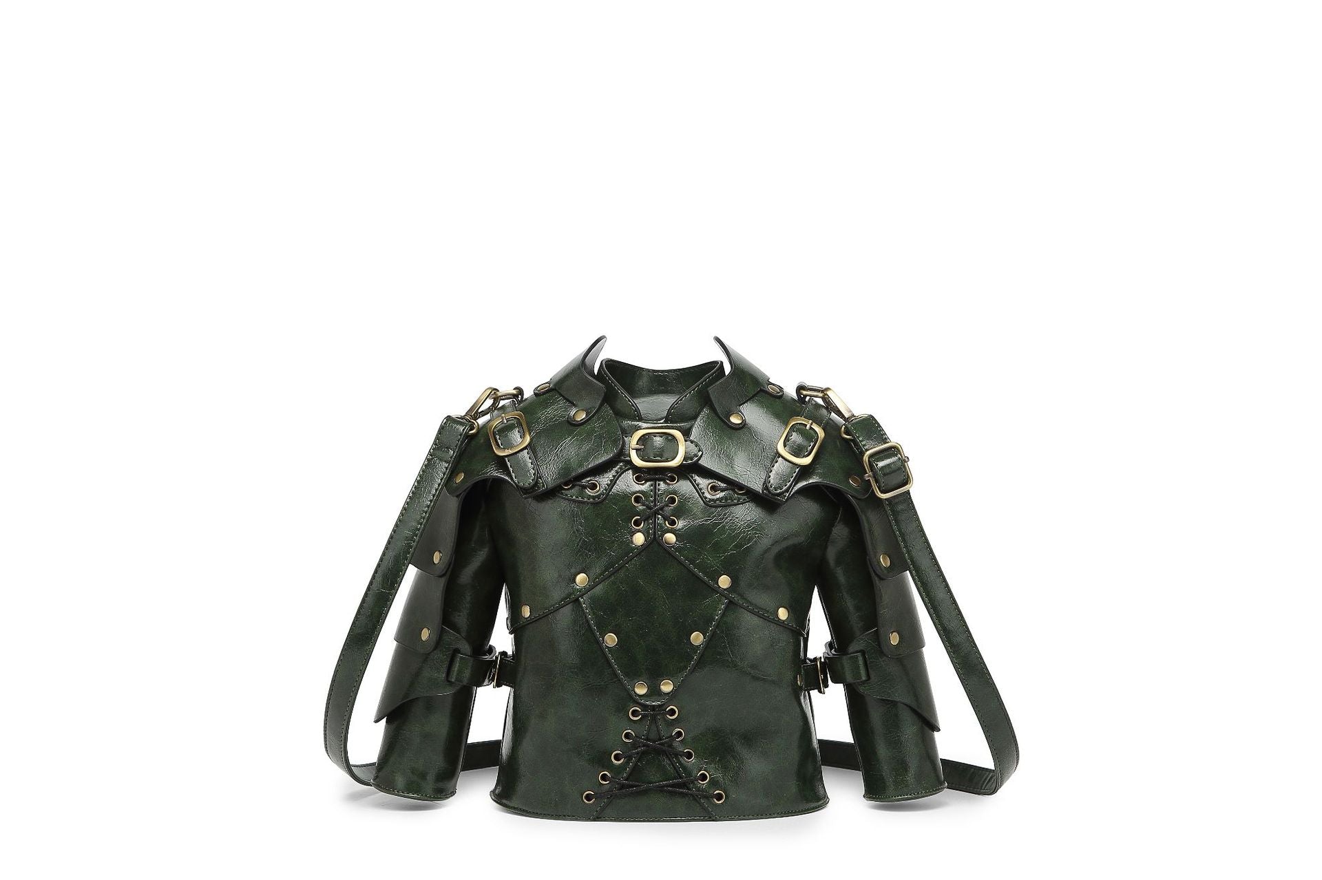 Women retro shoulder helmet armor handbag S crossbody bag 13