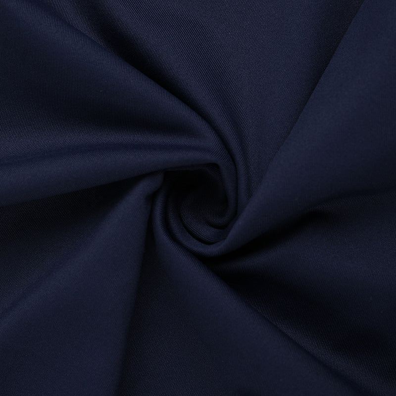 Long-Sleeve Thin Strap Slim Dress with Flounce for Fall and Winter 18