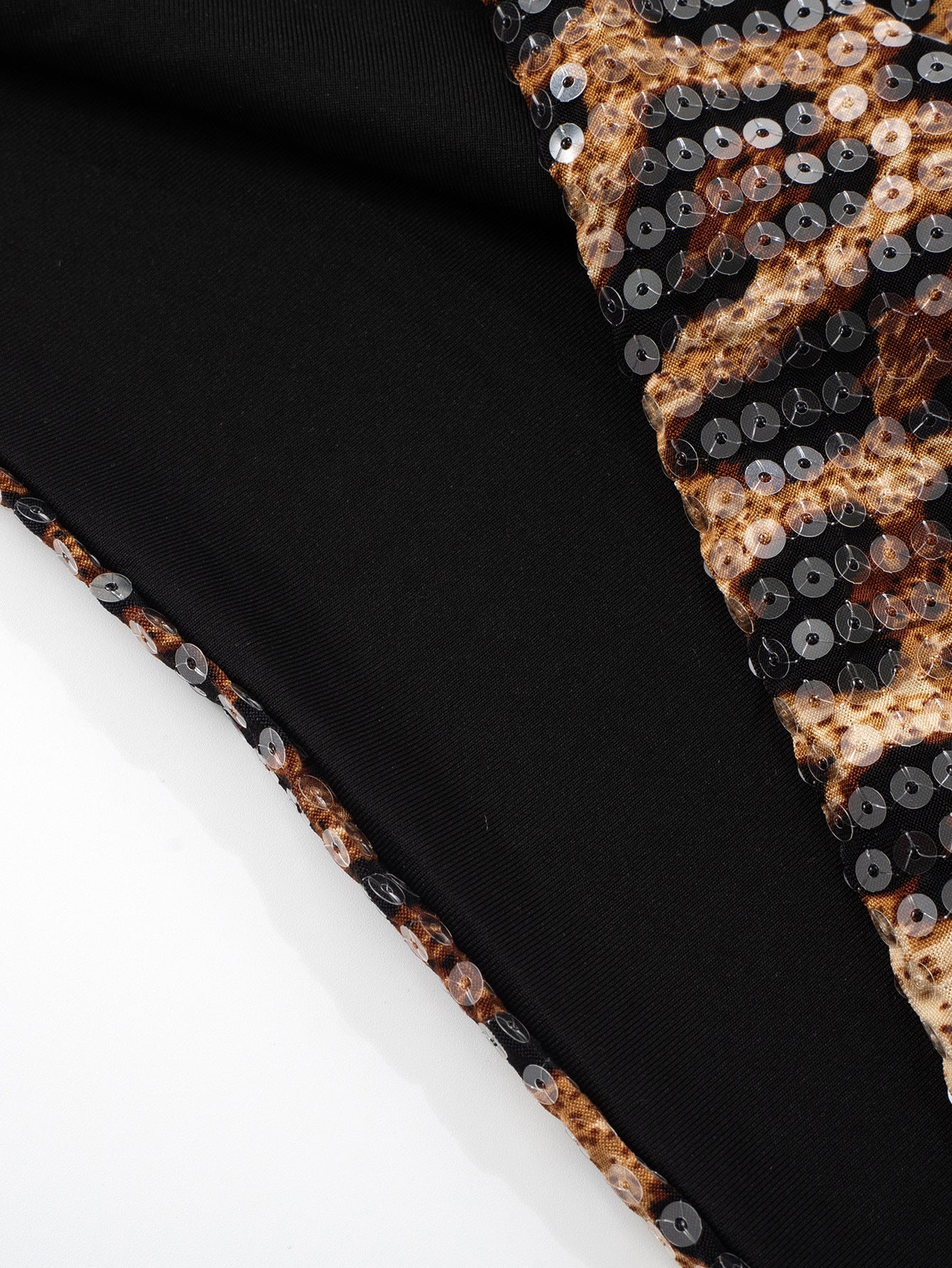 Women Spring Summer Sexy V Neck Leopard Print Backless Dress 15