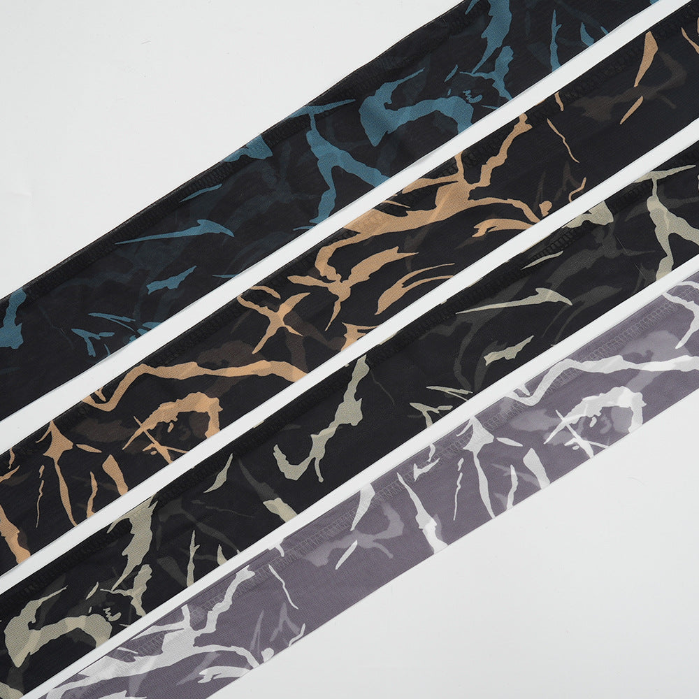 Plus Size African Women Long Sleeve Elegant Print Chiffon Maxi Dress 17