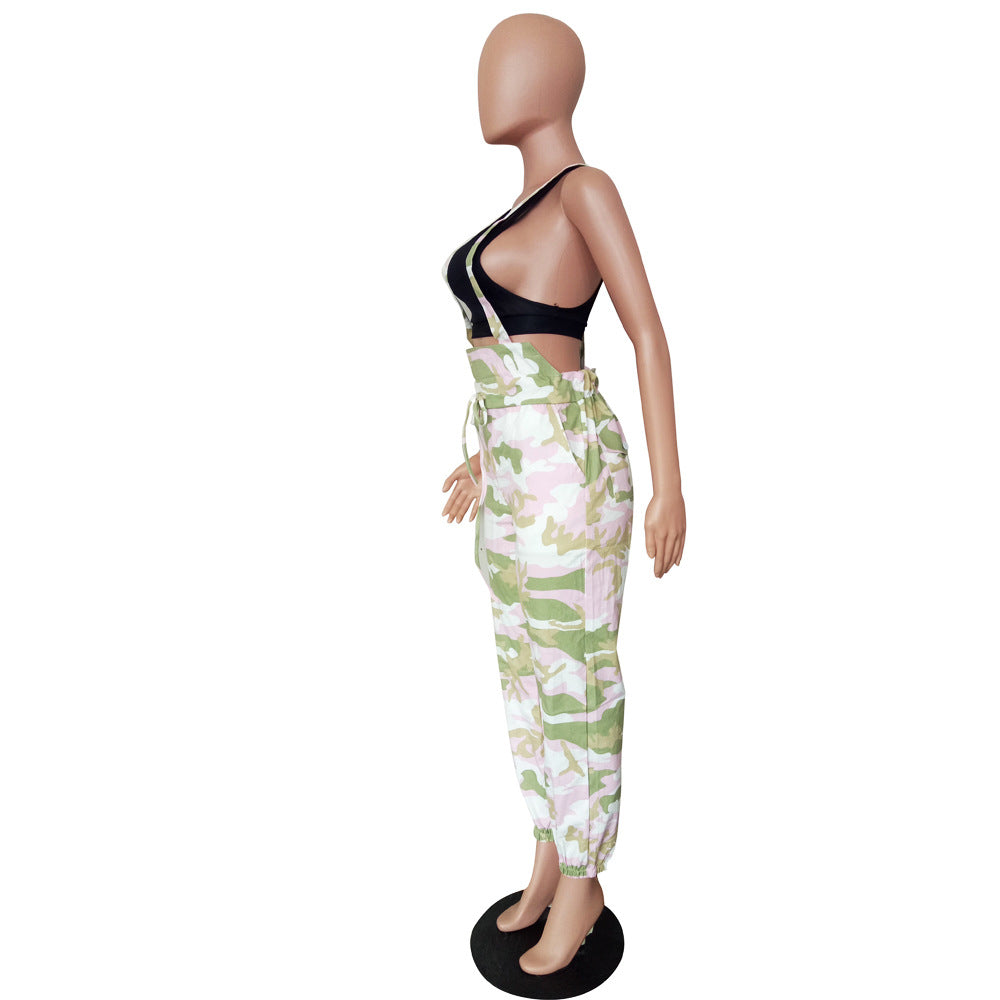 Women's Camouflage Overalls Pants 16