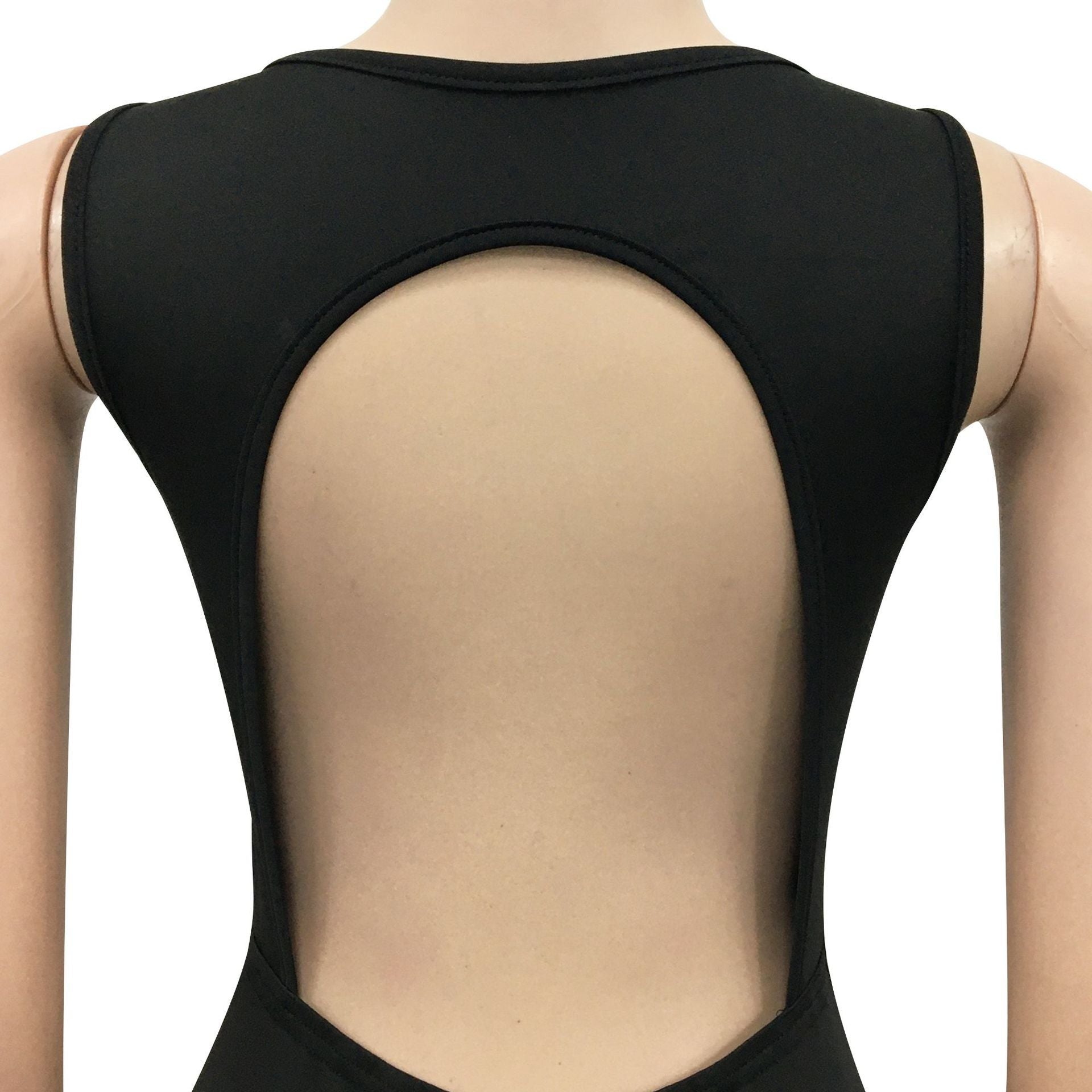 Women Sexy Beaded Mesh See-Through Sleeveless Backless Maxi Dress 9