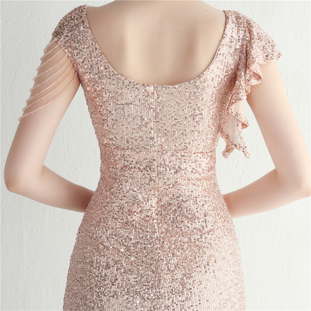 Beaded Sequin Nightclub Party Sexy Bodycon Short Dress 28