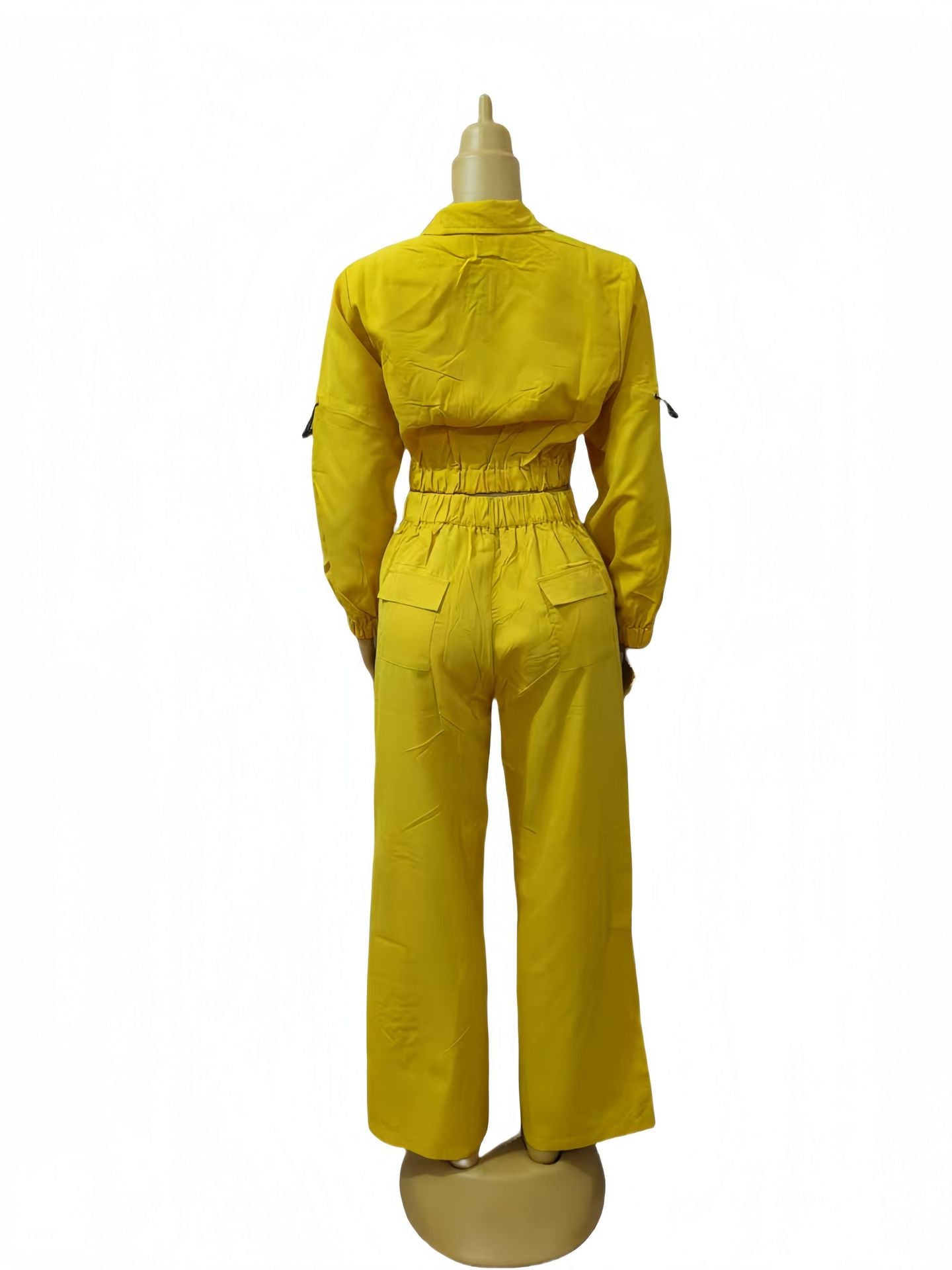 African Women Soid Casual Top and trousers Two Piece Set 22