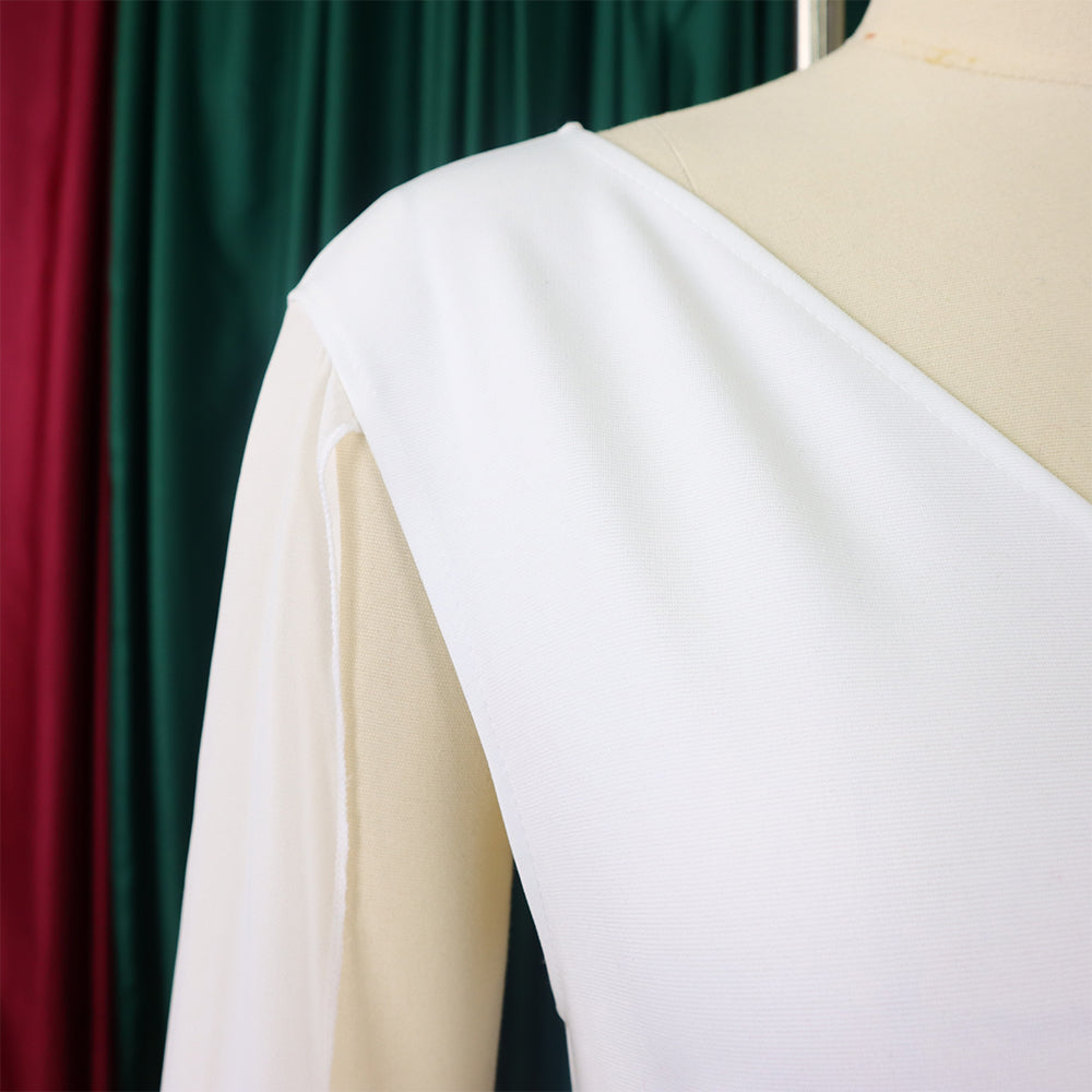 Plus Size African Women V-neck Top and Wide Leg Pants Two-piece Set 18