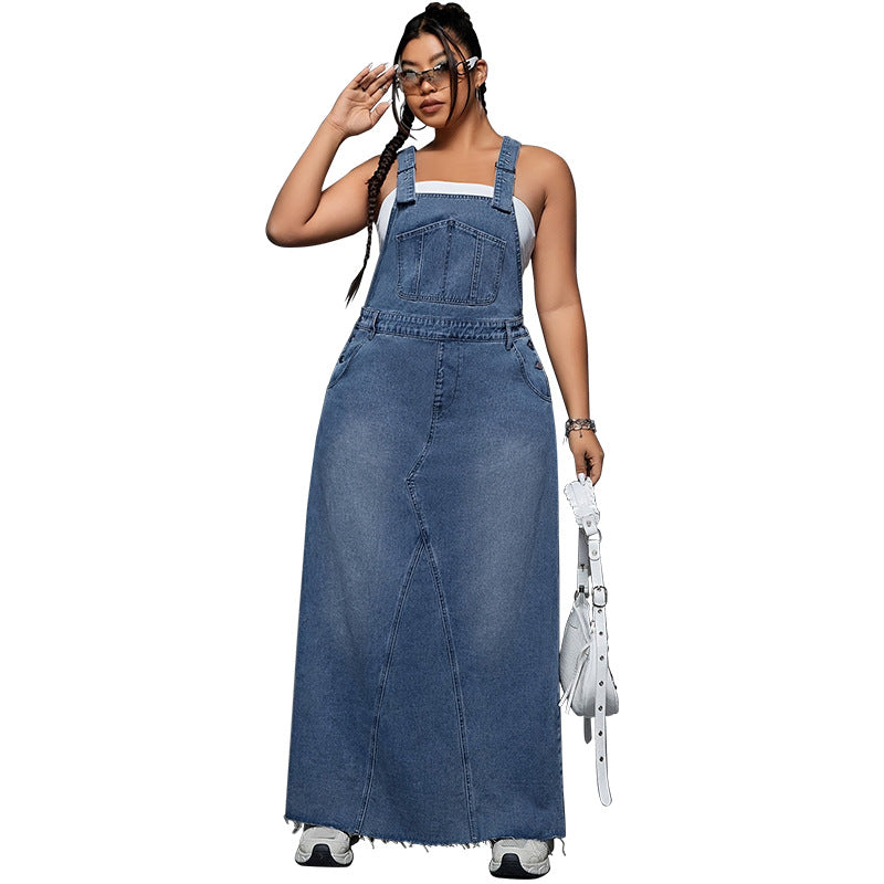 Plus-Size Women Denim Jumpsuit 11