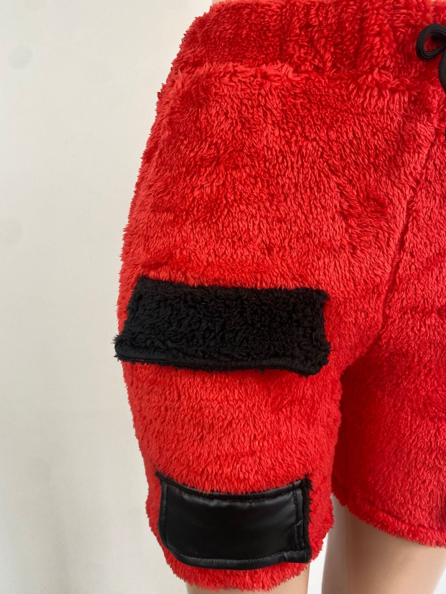 Women's Autumn Winter Casual Trousers Fashion Slim Fleece Casual Shorts 7