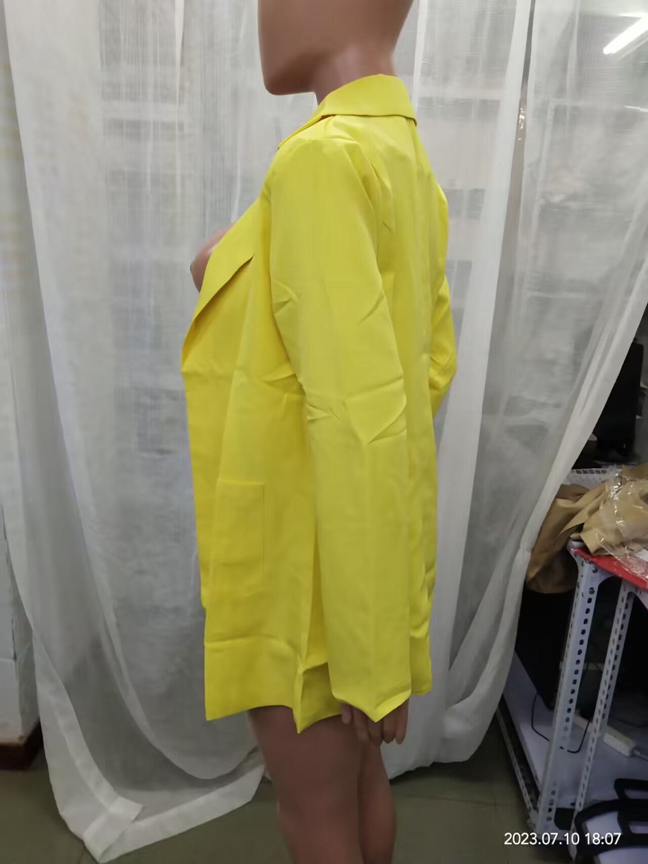 Spring Fall Women's Long Sleeve Plain Pocket Cardigan Blazer Jacket 20