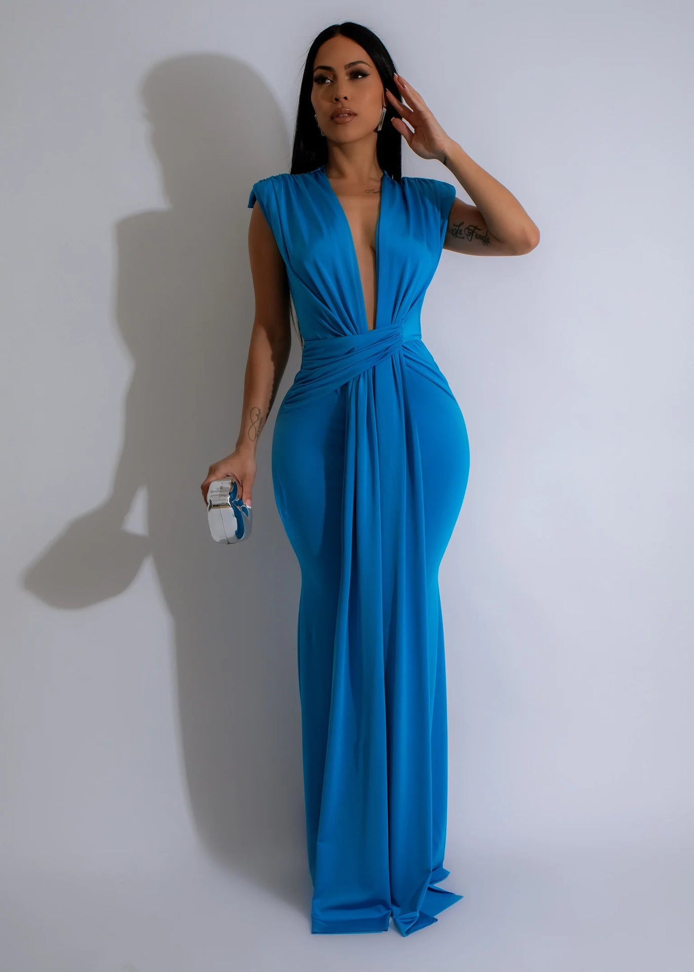 Women Sexy Sleeveless Maxi Dress 3
