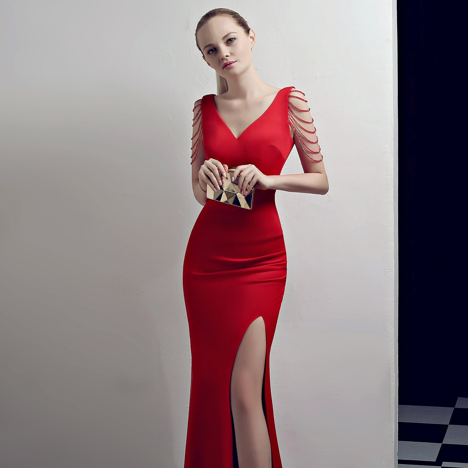 Sexy Slim Bodycon Women's Party Evening Dress 10