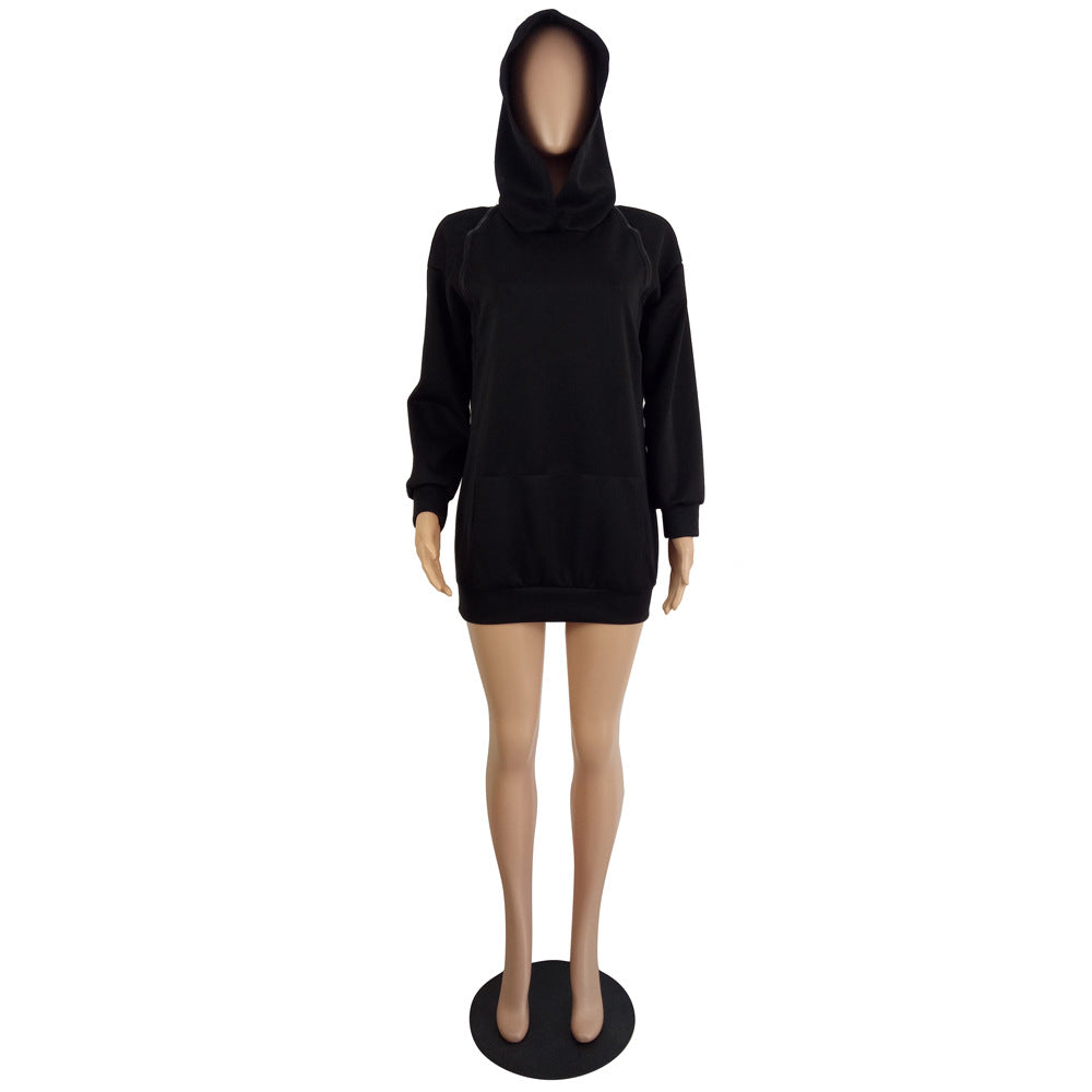 Women's Sexy Style Two-Wear Hooded Dress 17