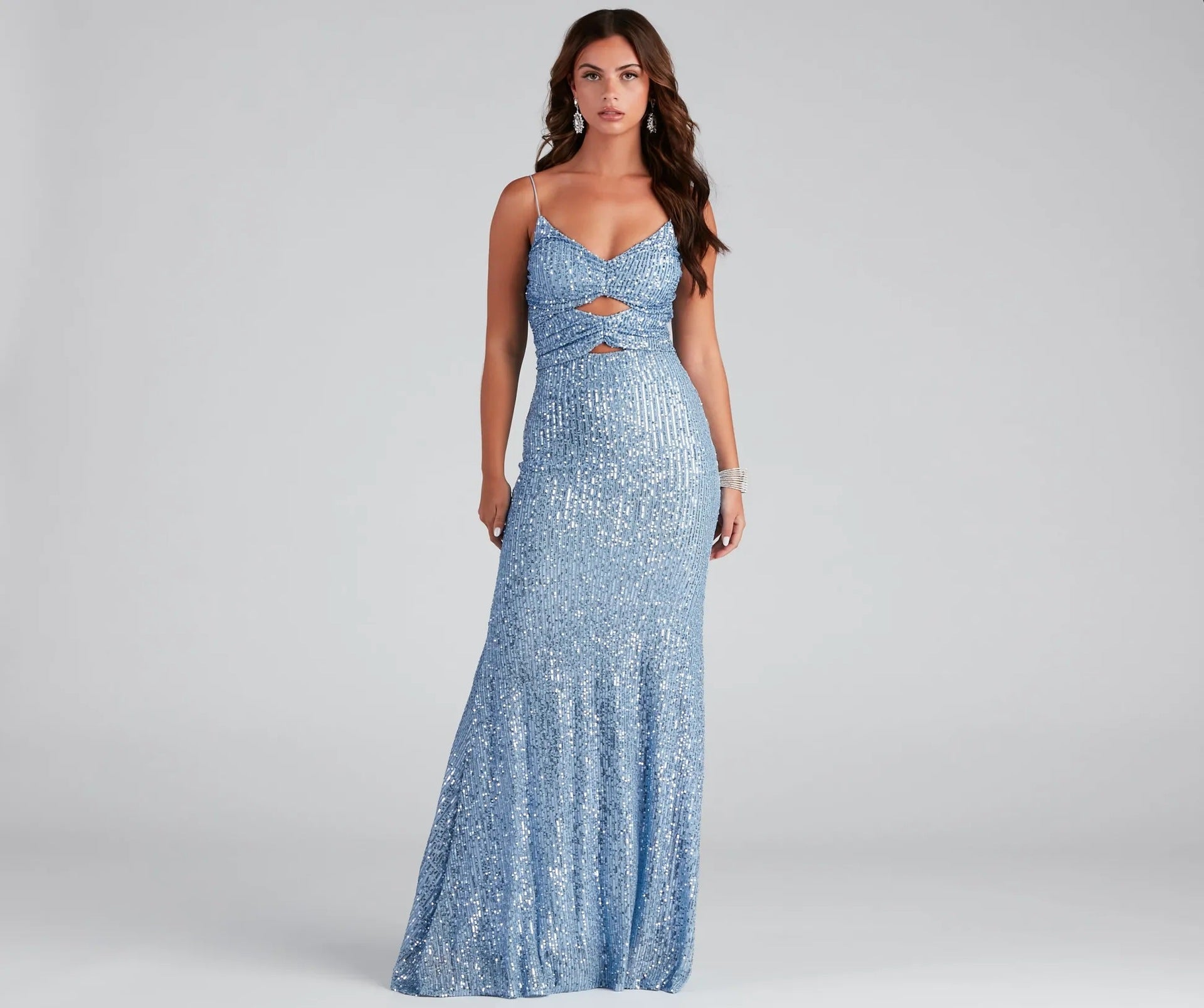 Women sexy suspenders formal party evening dress 3