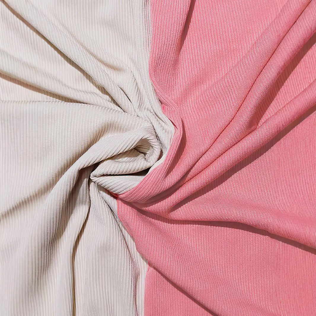 Women Elegant Casual Contrast Sexy Slit Dress 4