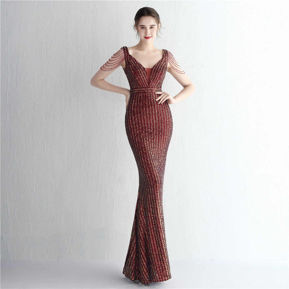 sequins plus Plus Size Formal Party Evening Dress 3