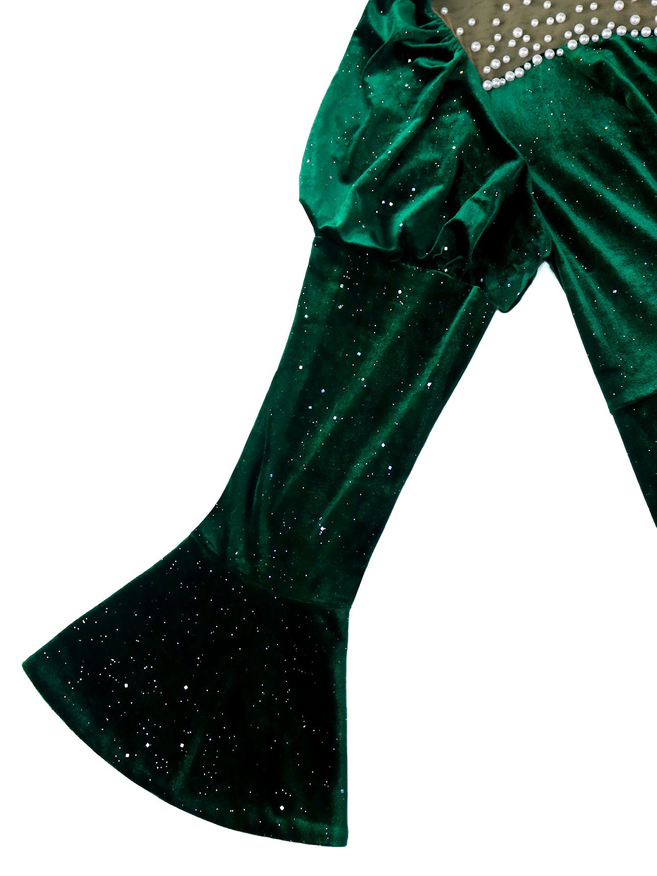 Women Party Formal Party Long Sleeve Beaded Dress 8