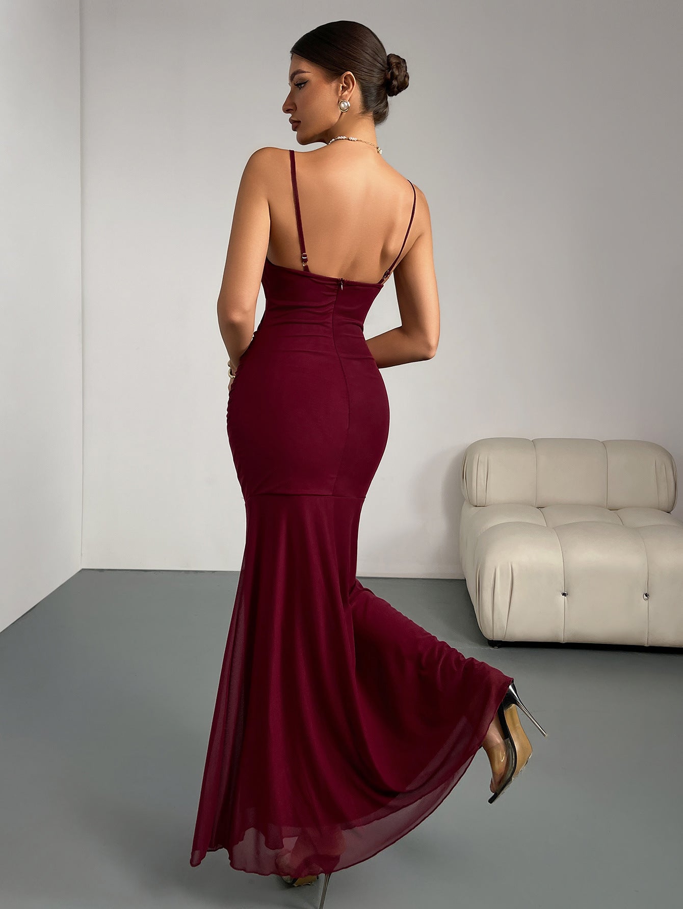 Women Summer Sexy Strap Slim Long Dress 3