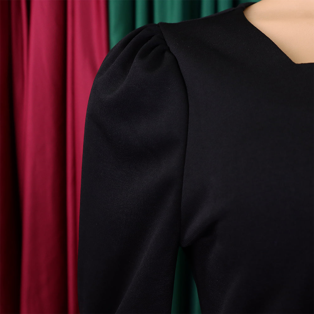 Plus Size African Women Long Sleeve Solid Loose Wide Leg Jumpsuit 39