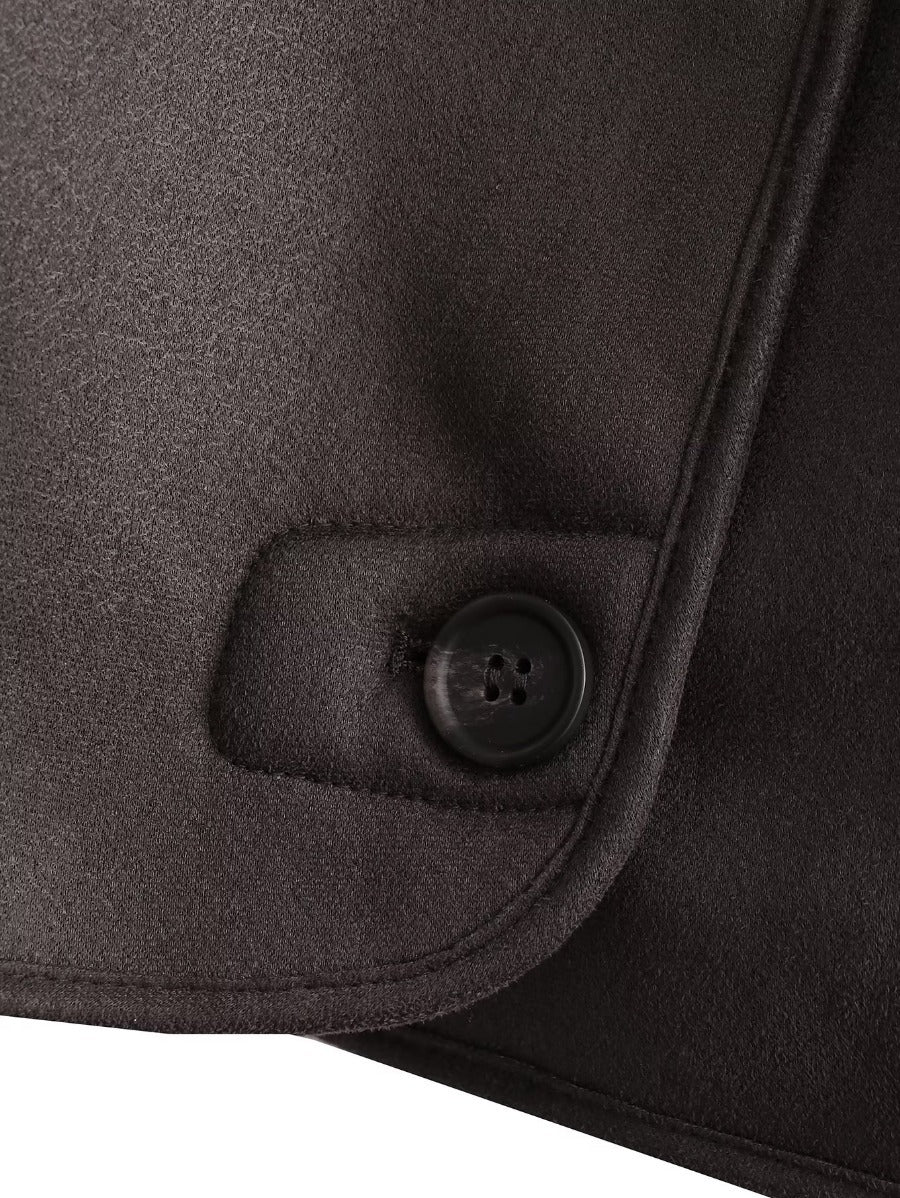 Winter Turndown Collar Loose Fur Jacket 12