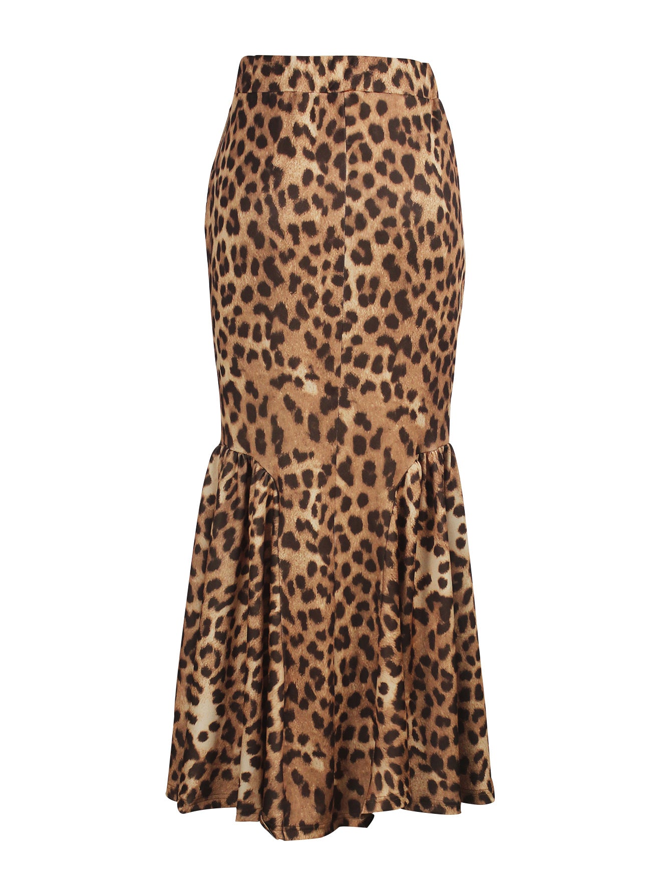 Women's Leopard Print Elegant Slim Fit Fishtail Skirt 7