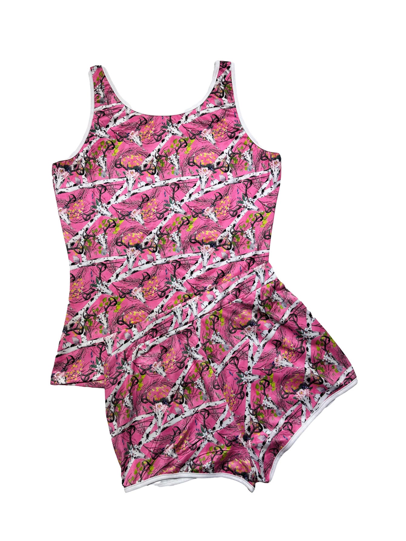 Women Sexy Printed Tank Top and Shorts Two-Piece Set 13