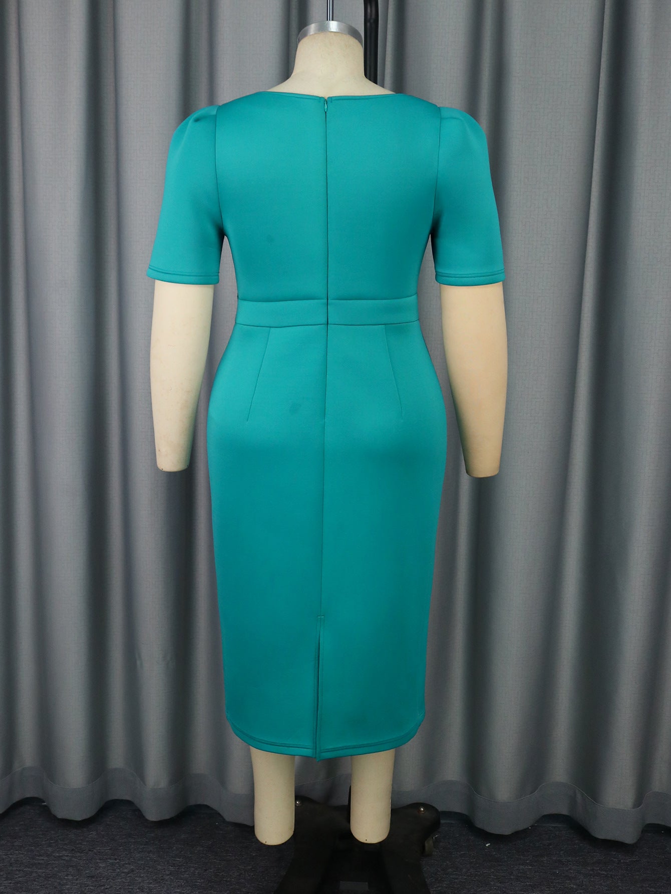 Women asymmetric collar Formal Party Dress 8