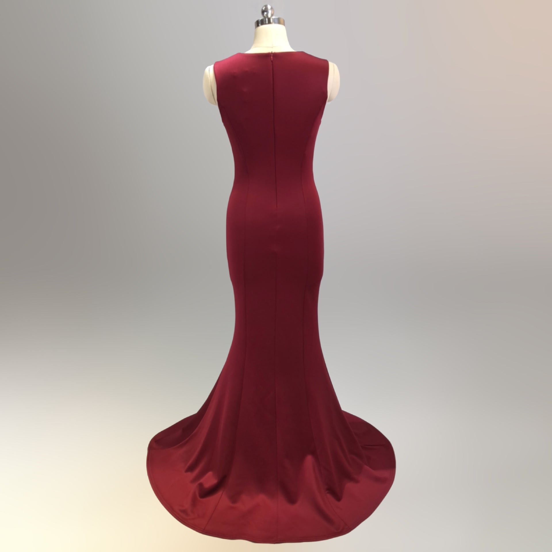 Bridal Wedding Long Formal Party Elegant Fishtail Engagement Evening Dress 14