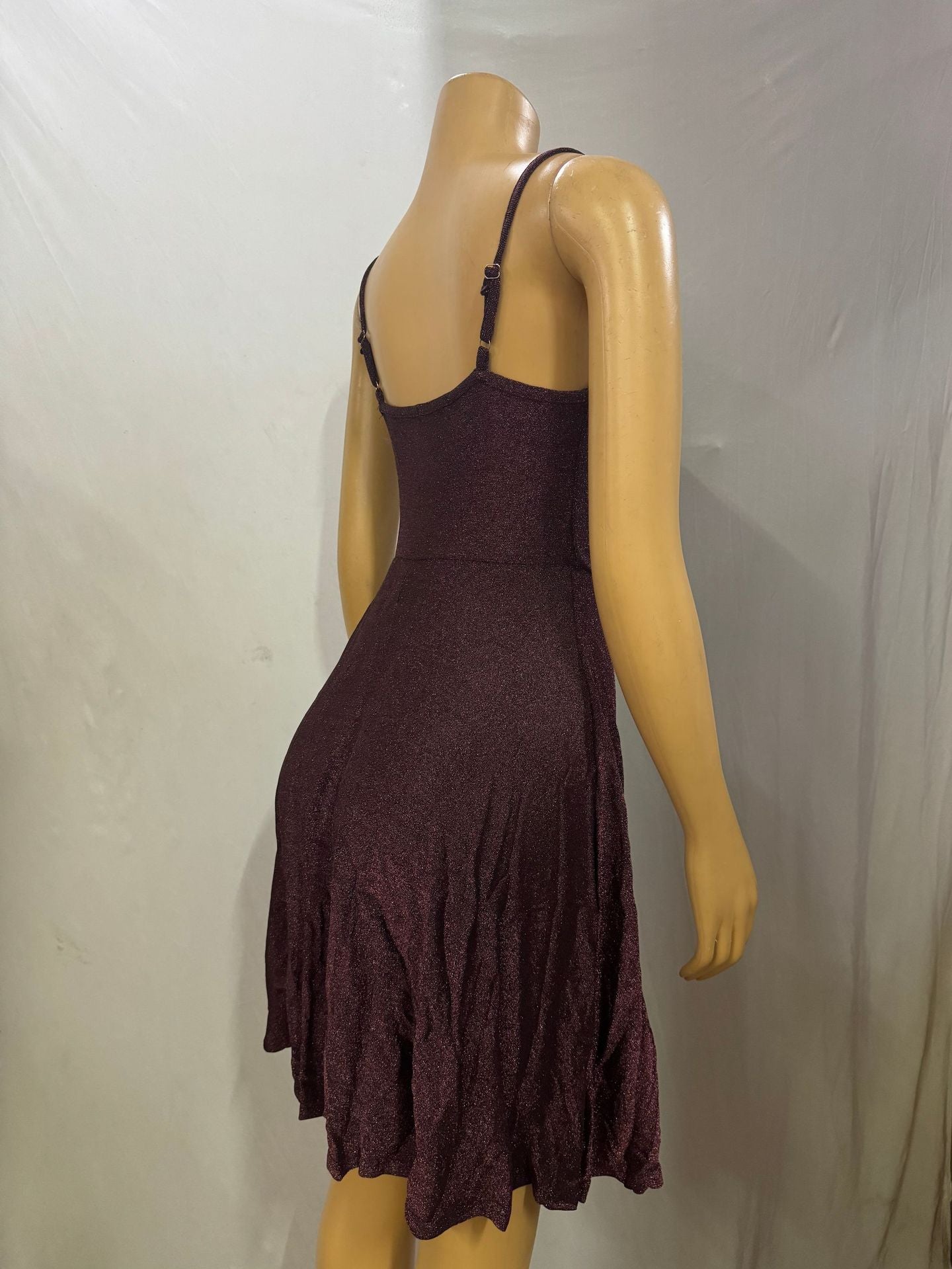 Women Solid Suspender Sexy Backless Dress 9