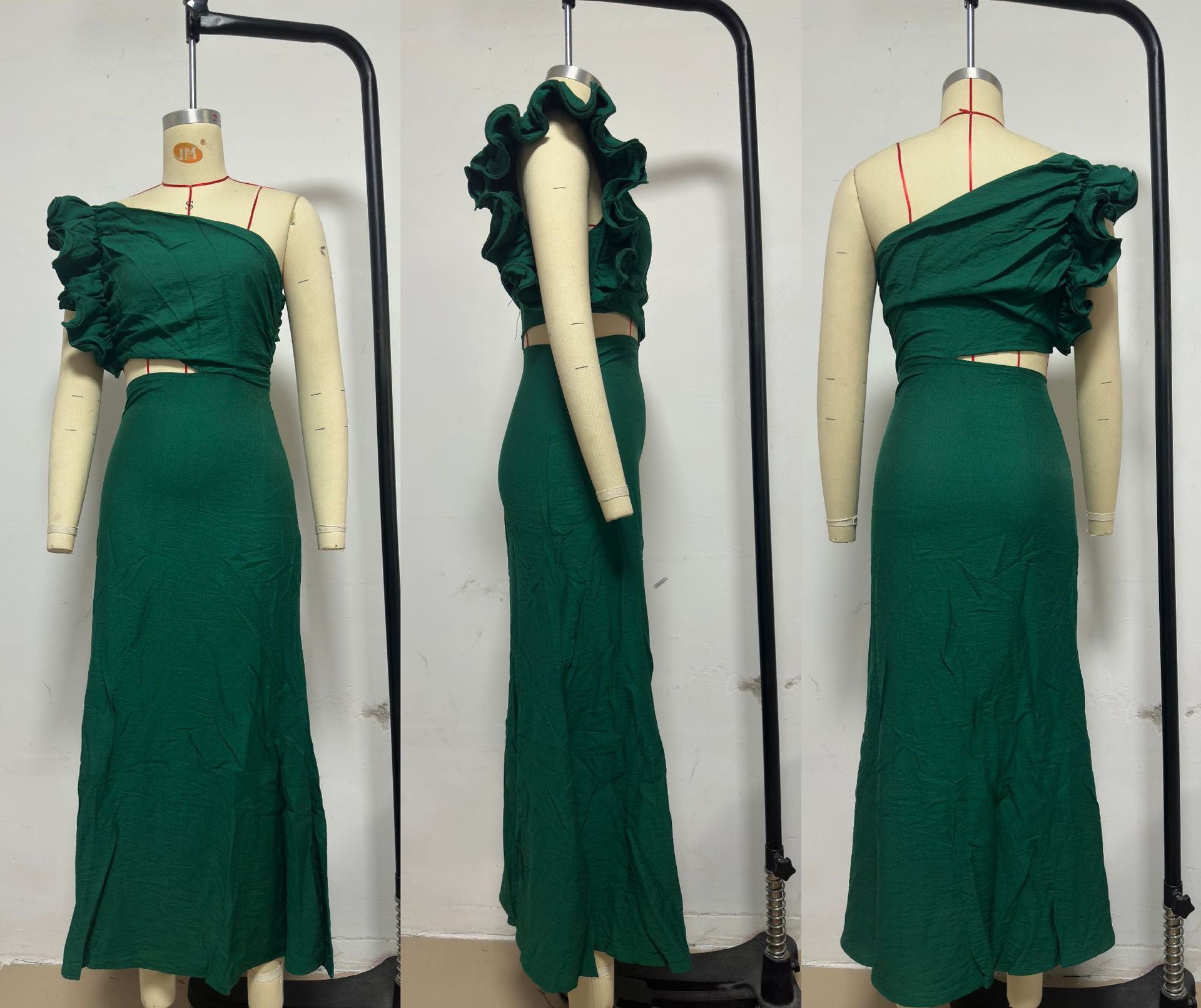 Women Summer One Shoulder Dress 10