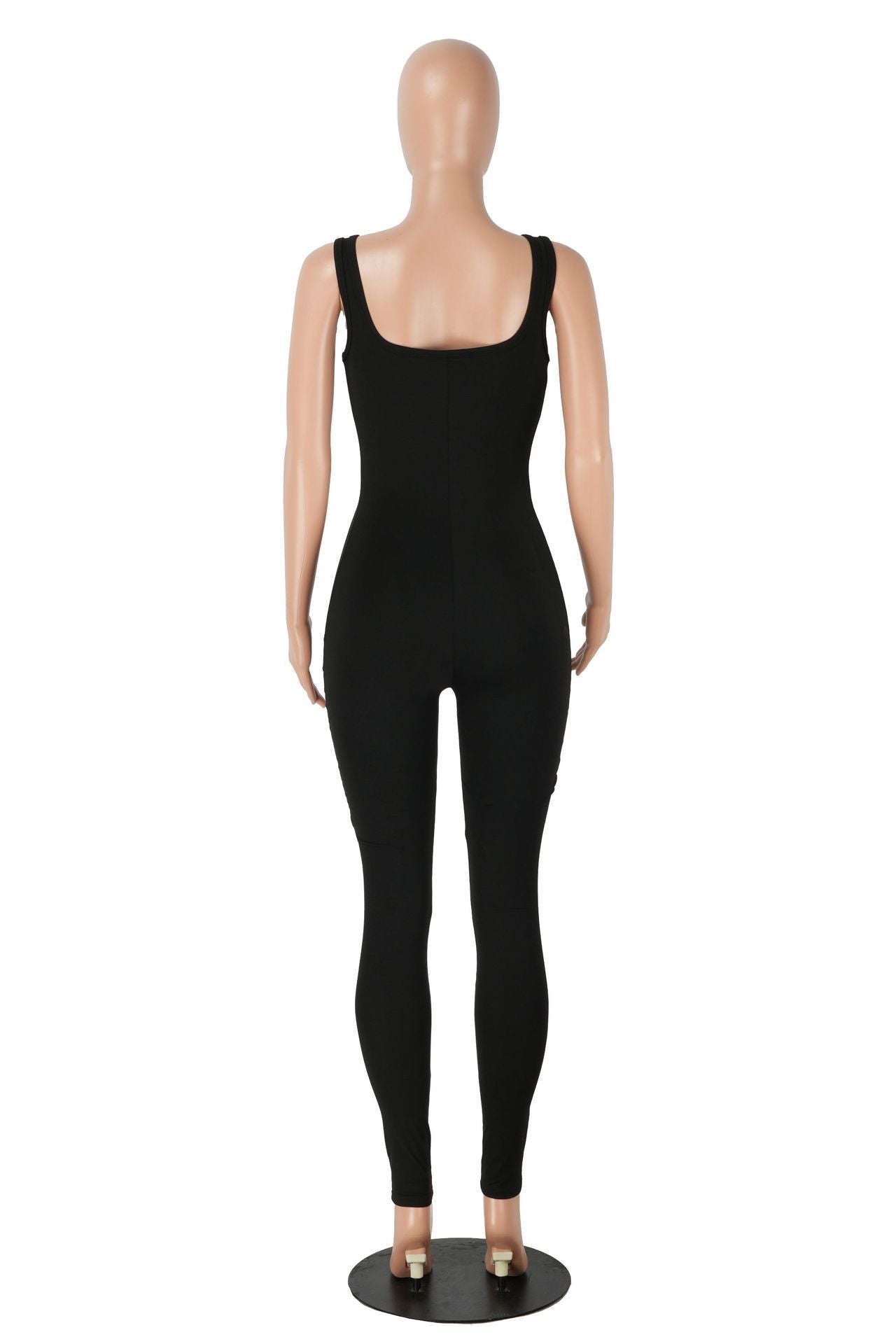 U Neck Print Jumpsuit Fashion Women's Nightclub Wear 17