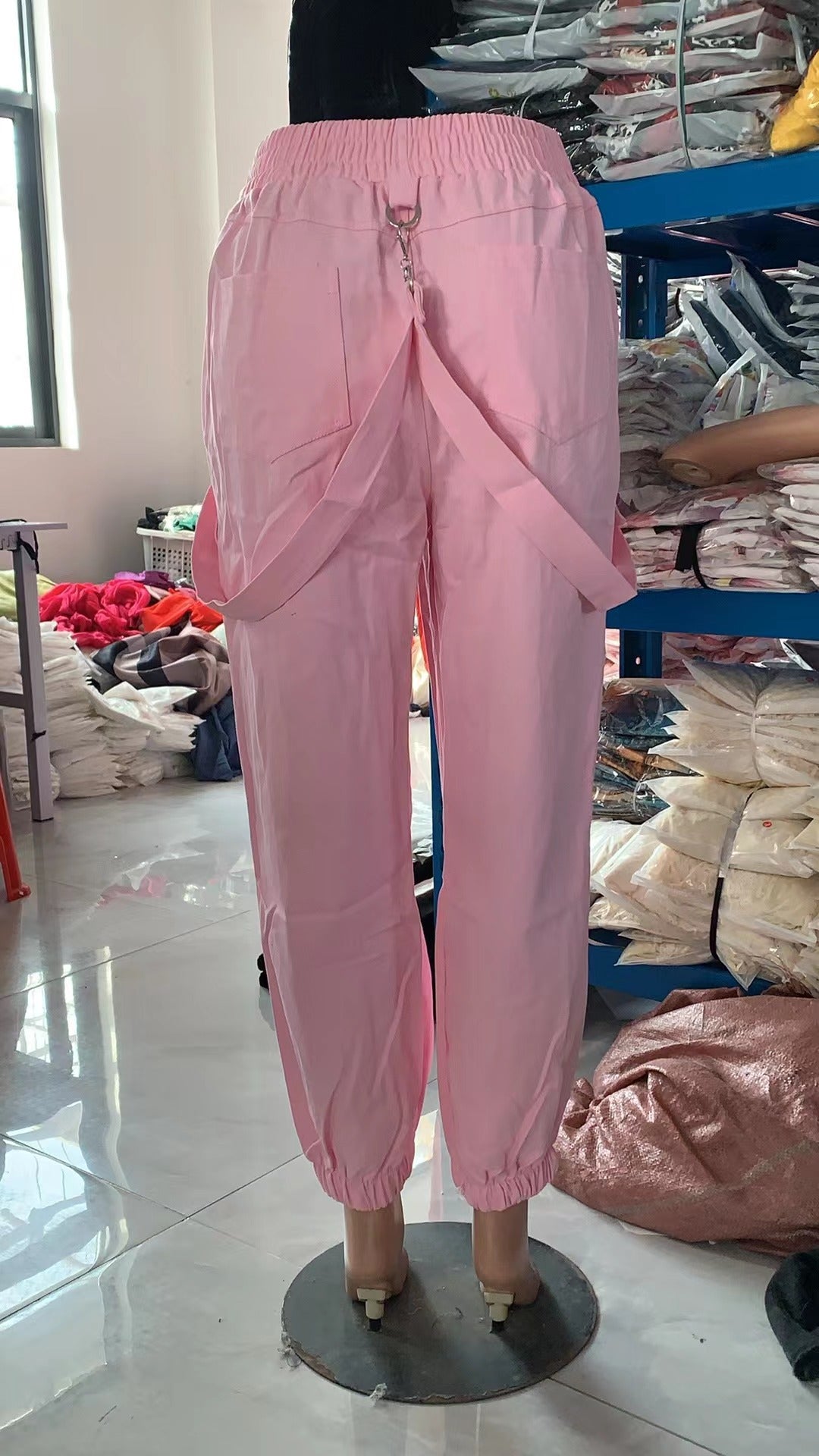 Women American Retro Pocket Overalls 15