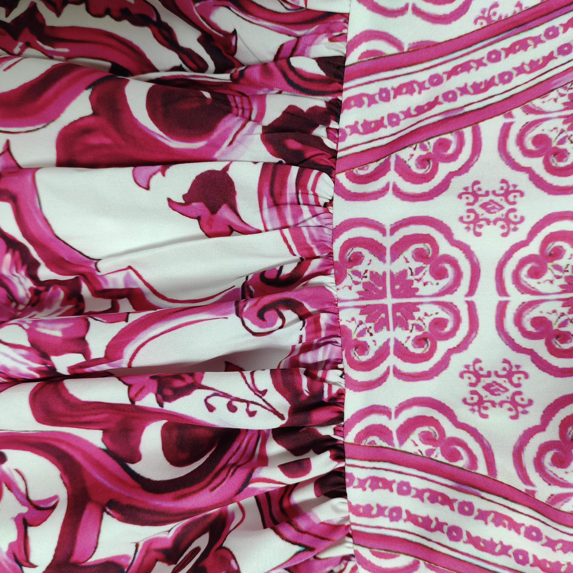 Summer Women's Bohemian Print Strap Maxi Dress 17