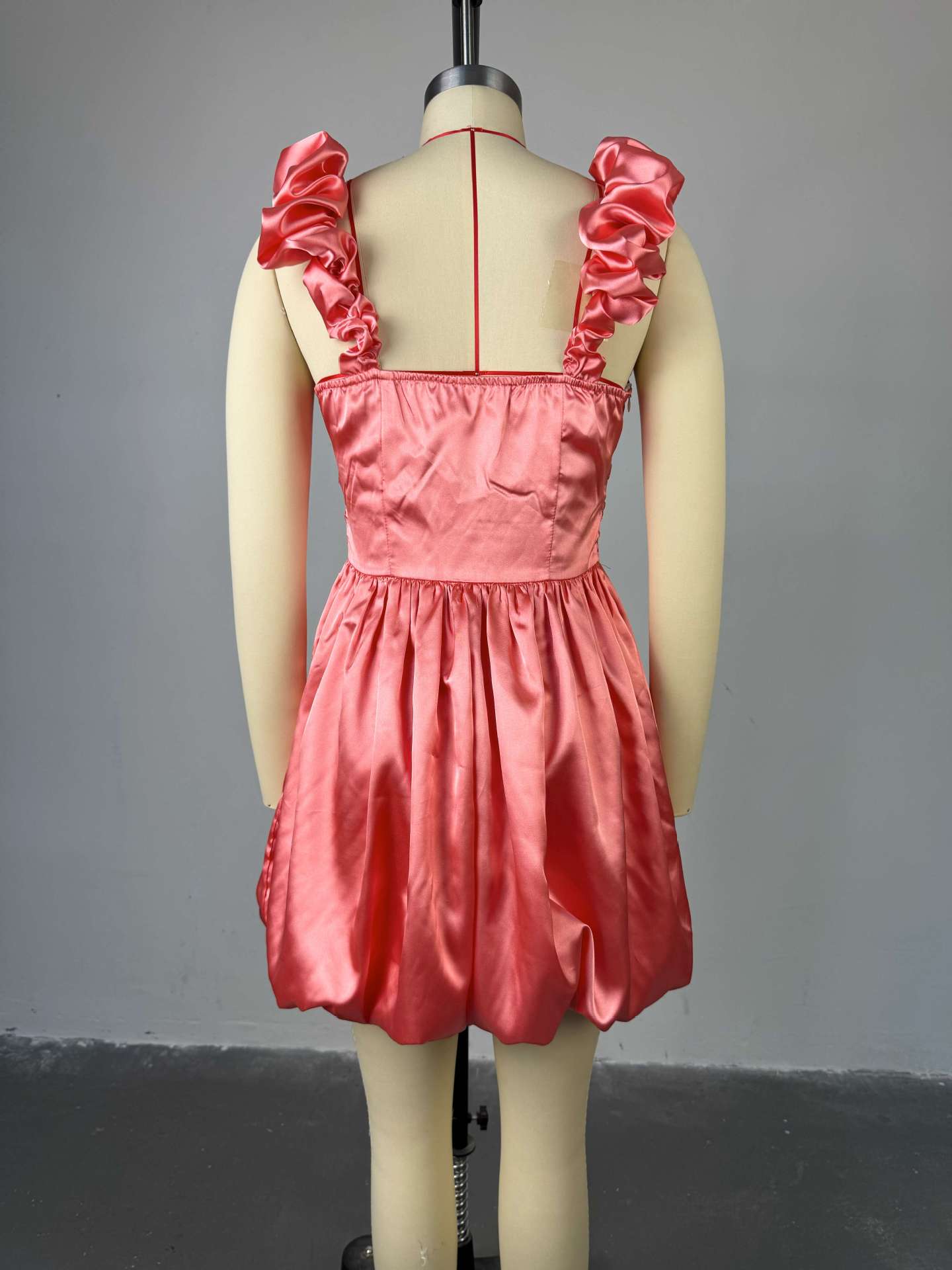 Women summer Halter Neck Strapless bud sleeveless dress 6