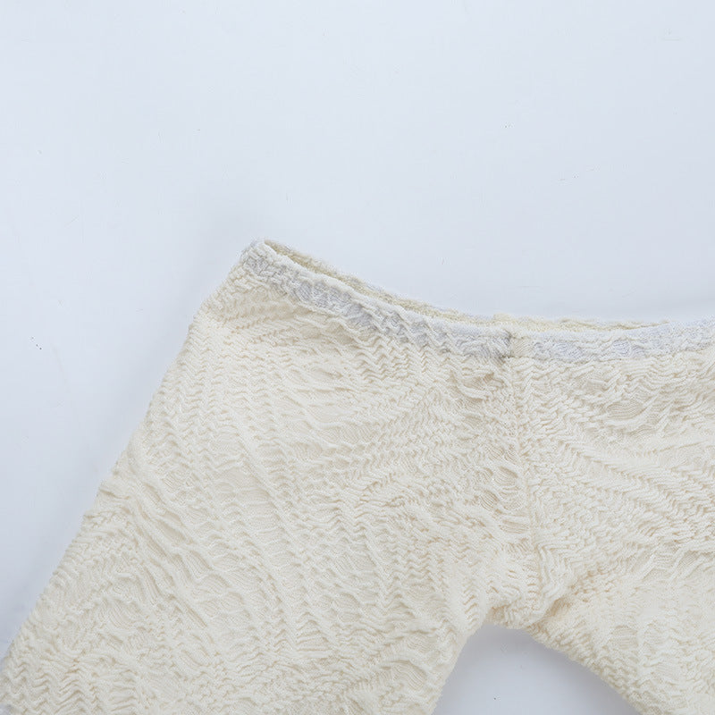 Women Sexy U-Button Off-Shoulder Long Sleeve Bodycon Dress 12