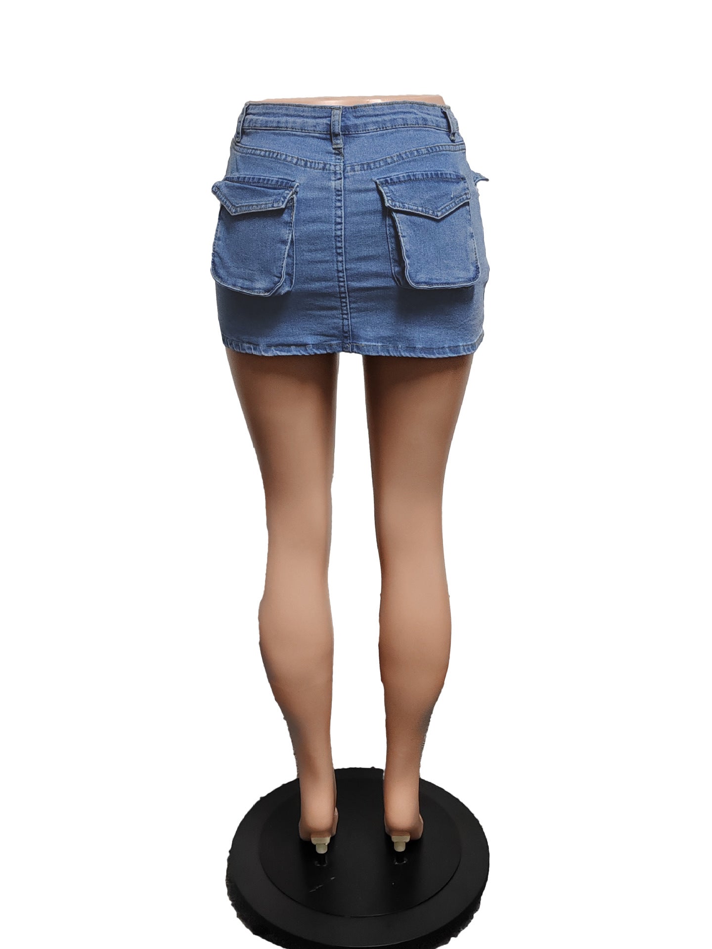 Women Sexy Stretch Denim Mini Skirt 9