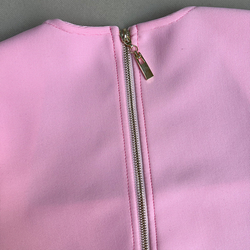 Women Long Sleeve Top and bandage dresses Two-Piece Set 18