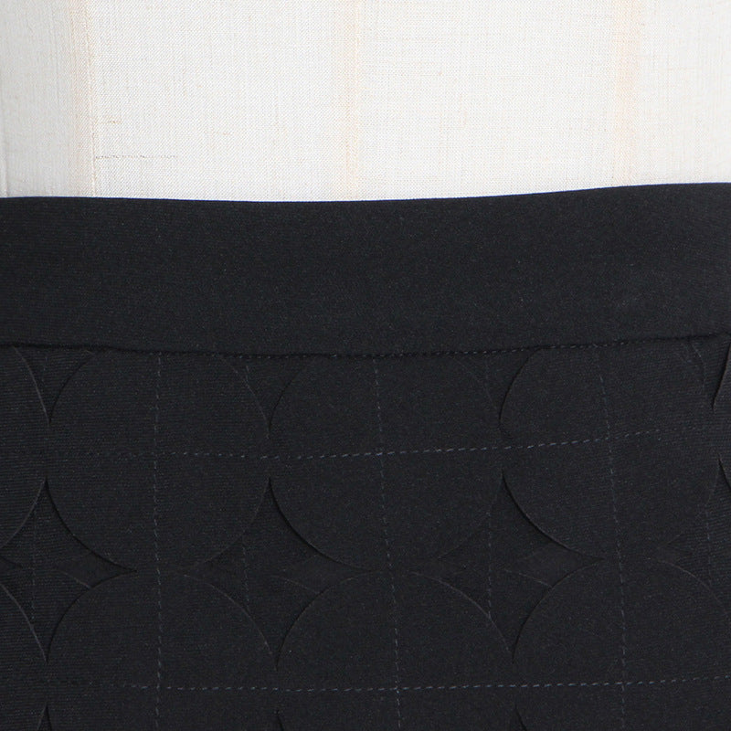 Autumn Fashion Chic Hollow Polka Dot Slim Fit Fringe Skirt 16