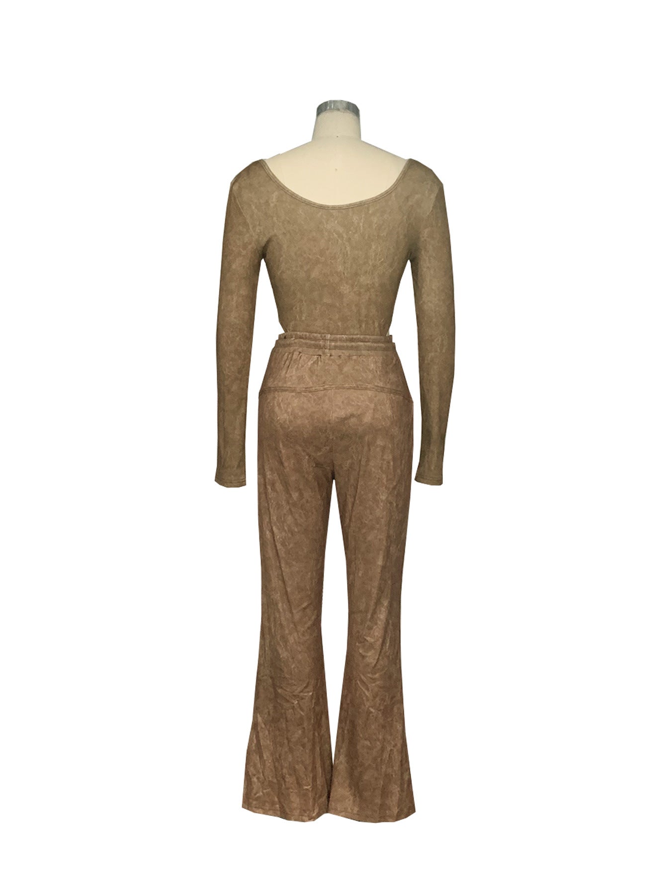 Women autumn and winter sexy bodysuit and Pant two-piece set 10