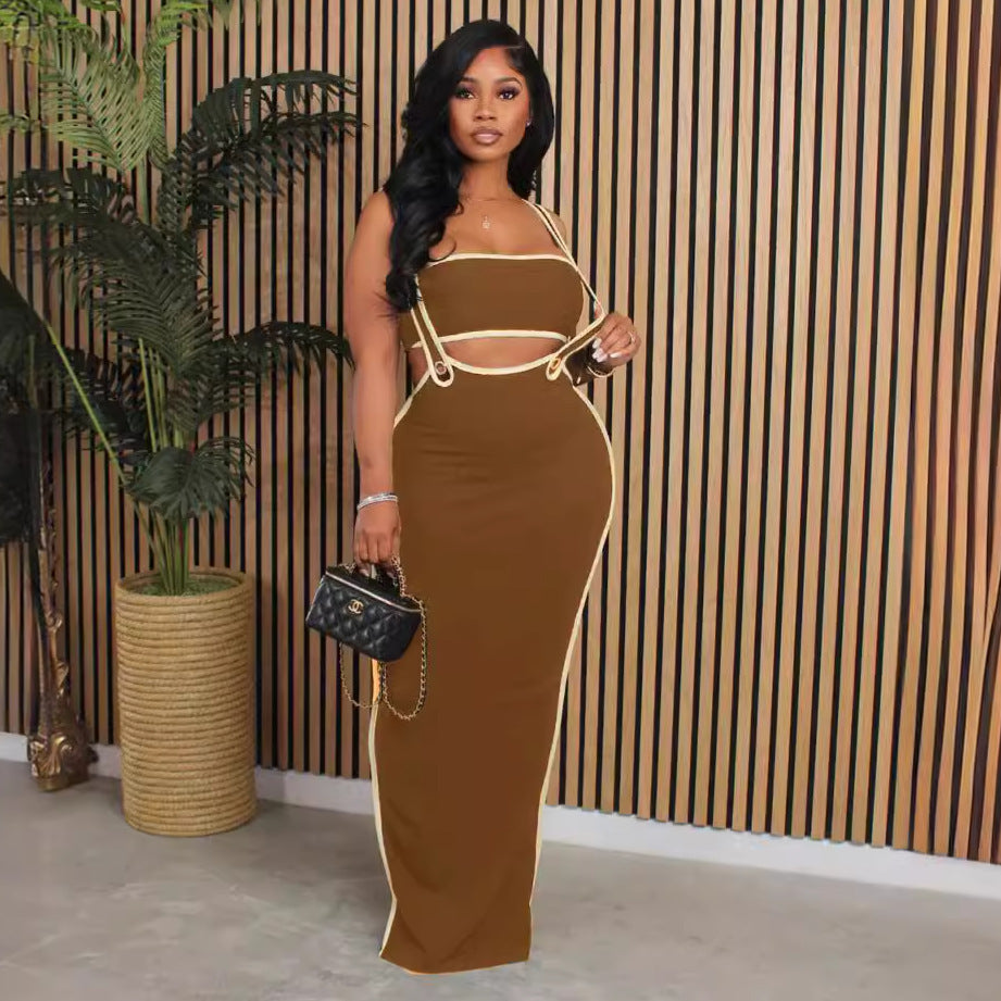 Women Tube Top and suspender skirt two-piece set 7