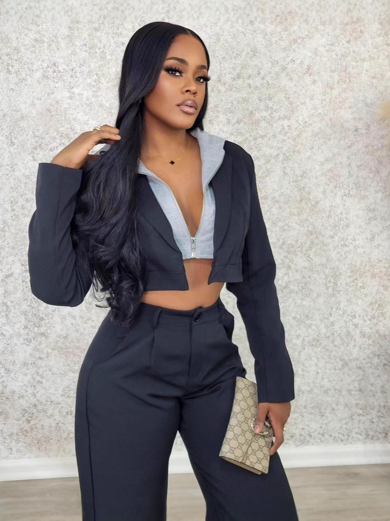 Women Patchwork Hoodie 4