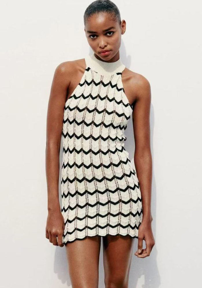 Women off-shoulder Halter Neck Beach Holidays beach skirt