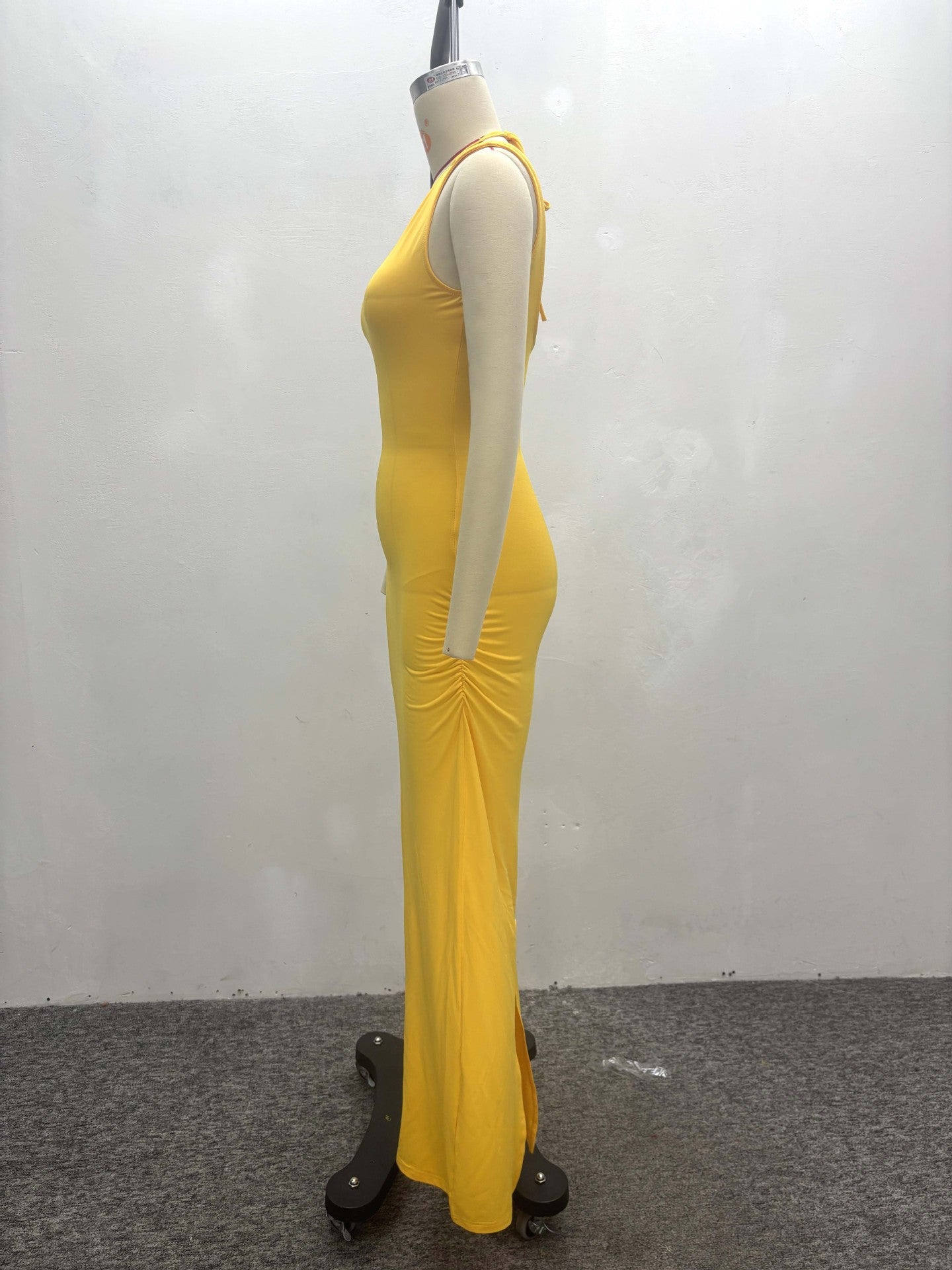 African Women Style One-Shoulder Sleeveless Backless Dress 10