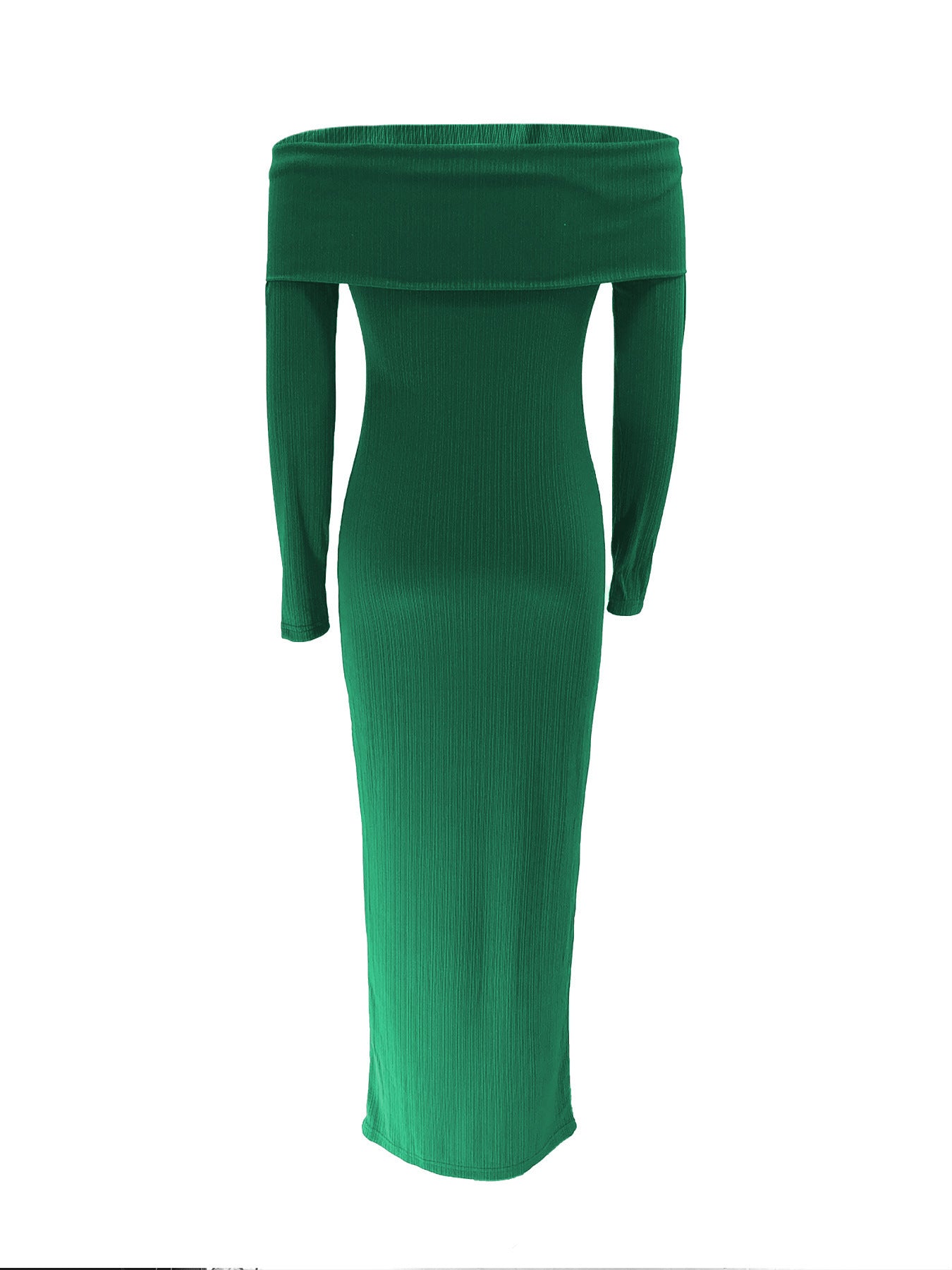 Women Off Shoulder Long Sleeve Elegant Formal Party Dress 18