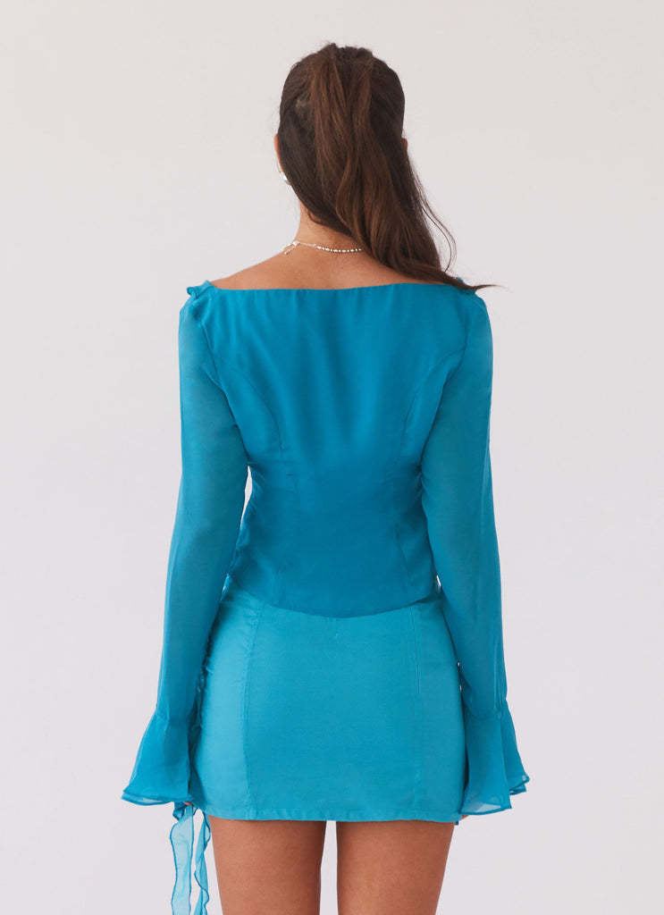 Sexy ruffle slim women's clothing tassel long sleeve top Bodycon skirt two piece set 9