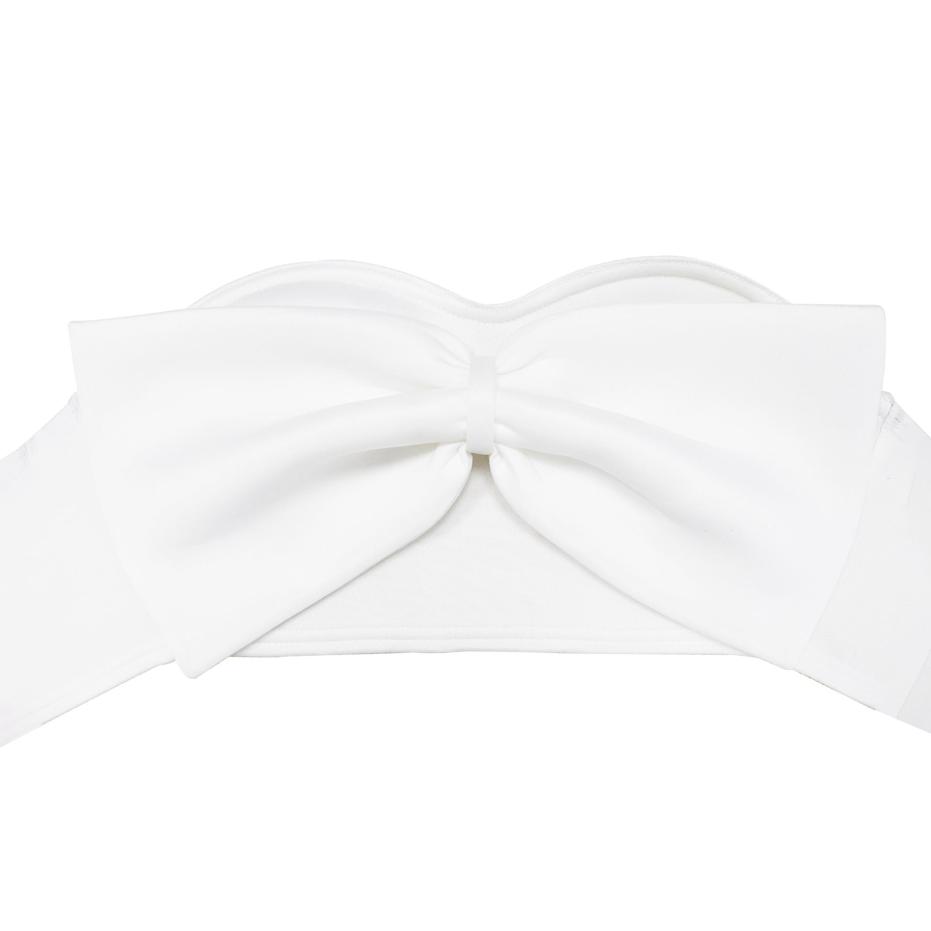 Women Sleeveless Strapless Bow Top and Bodycon Skirt Two-Piece Set 20