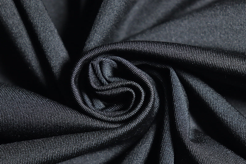 Women's clothing black and white color matching fresh Off Shoulder A-line short dress 17