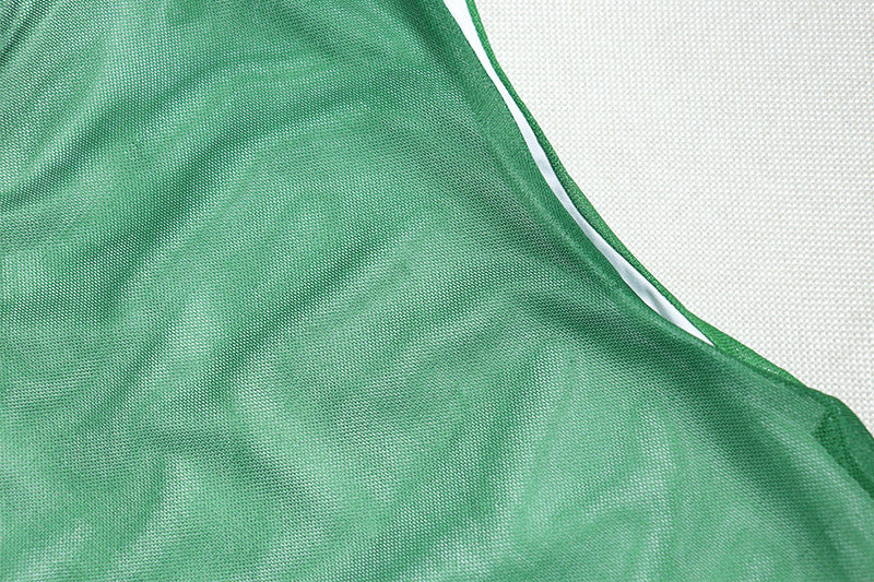 Fashionable Print Sexy Slash Shoulder Sleeveless Gradient Color Trendy Long Dress 15