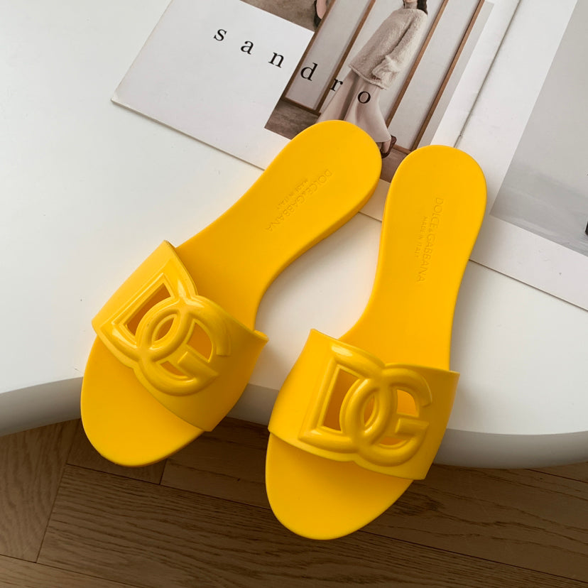 Summer casual outdoor wear one-piece sandals waterproof beach anti-slip flat slippers 8